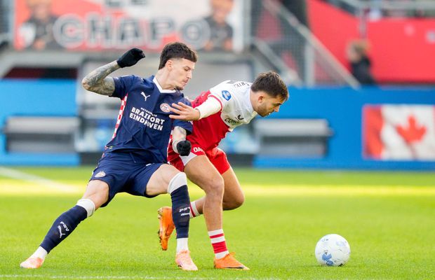 „Du-te dracu'!” » Dennis Man, înjurat și schimbat IMEDIAT în Utrecht - PSV: ce scriu olandezii