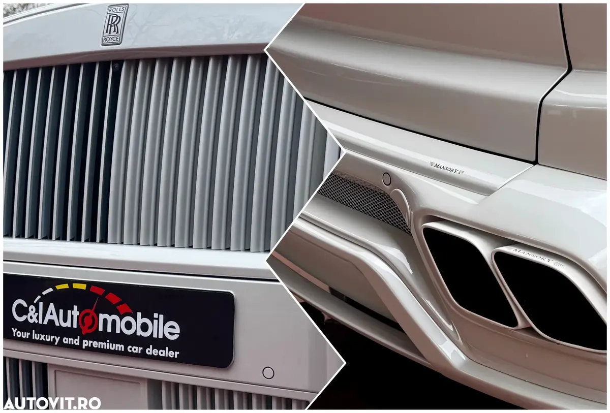 Rolls-Royce-ul Cullinan Mansory al lui Mirel Rădoi, ridicat de platformă în Capitală