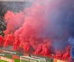 Atmosfera la FCSB - Rapid + Scenografia celor din Peluza Nord a roș-albaștrilor/ foto: GSP