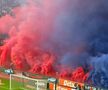 Atmosfera la FCSB - Rapid + Scenografia celor din Peluza Nord a roș-albaștrilor/ foto: GSP