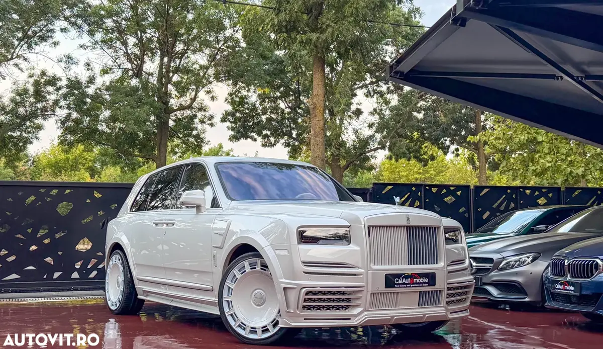 Rolls-Royce-ul Cullinan Mansory al lui Mirel Rădoi, ridicat de platformă în Capitală