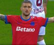 Daniel Bîrligea, furios când a fost schimbat în FCSB - Rapid