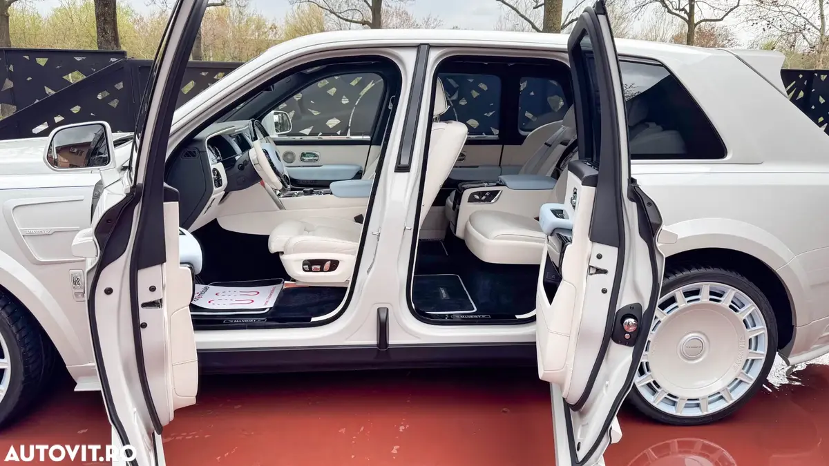 Rolls-Royce-ul Cullinan Mansory al lui Mirel Rădoi, ridicat de platformă în Capitală