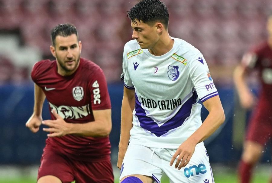 Mario Tudose e cel mai utilizat fotbalist al „vulturilor violeți” / Sursă foto: Faceebook@ FC Argeș Absență de ultim moment: cel mai utilizat fotbalist nu joacă azi! E unul dintre recordmenii Superligii