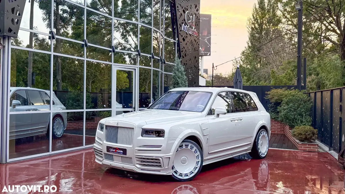 Rolls-Royce-ul Cullinan Mansory al lui Mirel Rădoi, ridicat de platformă în Capitală