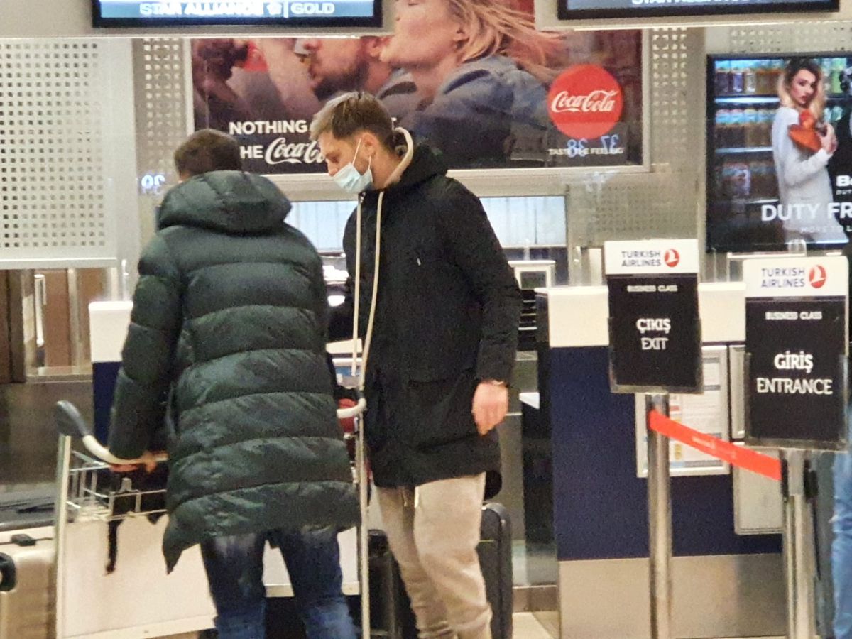 Damjan Djokovic a fost surprins pe aeroport