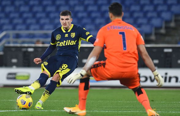 Valentin Mihăilă, lăudat de italieni după primul gol la Parma: „Dezlănțuit. Bijuteria română începe să-și demonstreze calitățile indubitabile”
