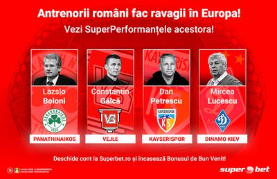 Antrenorii români au Europa la picioare! Află cine sunt aceștia!