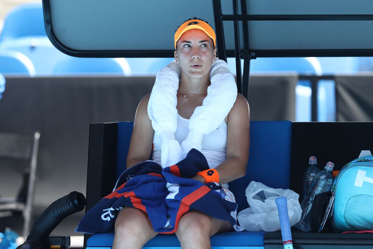 Simona Halep - Danka Kovinic, Australian Open 2022