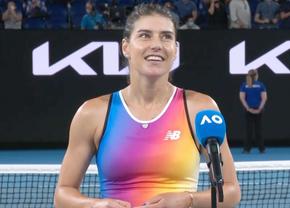 Sorana Cîrstea s-a adresat spectatorilor după calificarea în optimile Australian Open: „Vă mulțumesc că ați rămas până la ora asta!”