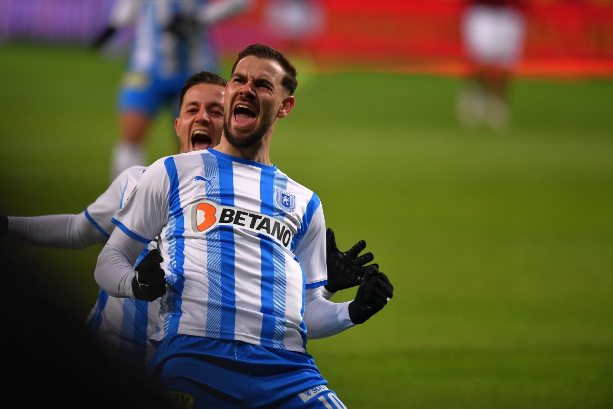 CSU Craiova oprește seceta de șapte meciuri și câștigă derby-ul cu Rapid! Clasamentul actualizat