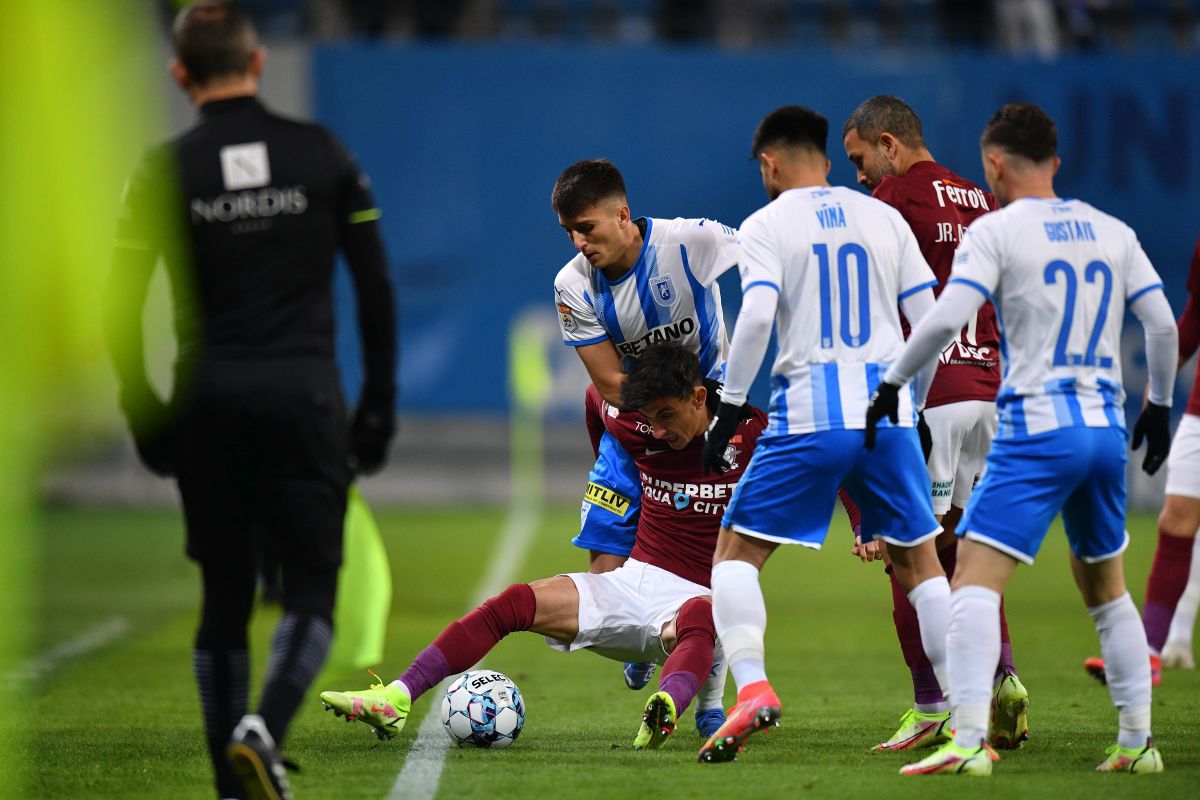 CSU Craiova oprește seceta de șapte meciuri și câștigă derby-ul cu Rapid! Clasamentul actualizat