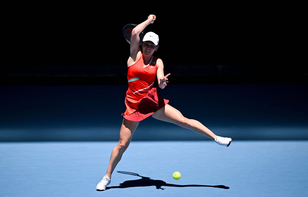 Simona Halep - Danka Kovinic, Australian Open 2022