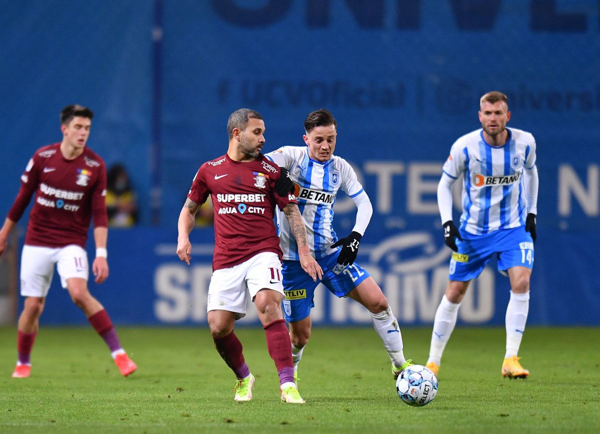 CSU Craiova oprește seceta de șapte meciuri și câștigă derby-ul cu Rapid! Clasamentul actualizat