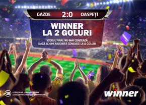 Winner la 2 Goluri - scorul final CHIAR nu mai contează. AFLĂ CUM