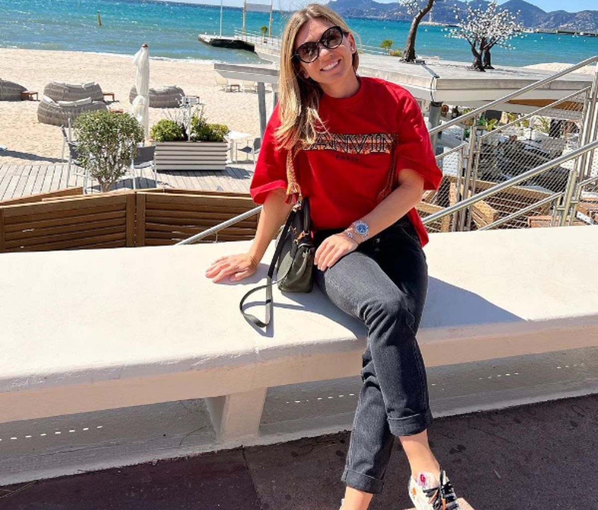 Simona Halep, apariție rară la piscină, în costum de baie, în vacanța spectaculoasă din Dubai