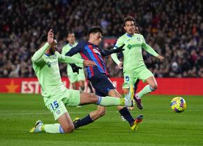Barcelona - Getafe 1-0 » Pedri îi salvează pe catalani, care se distanțează la 6 puncte de Real Madrid