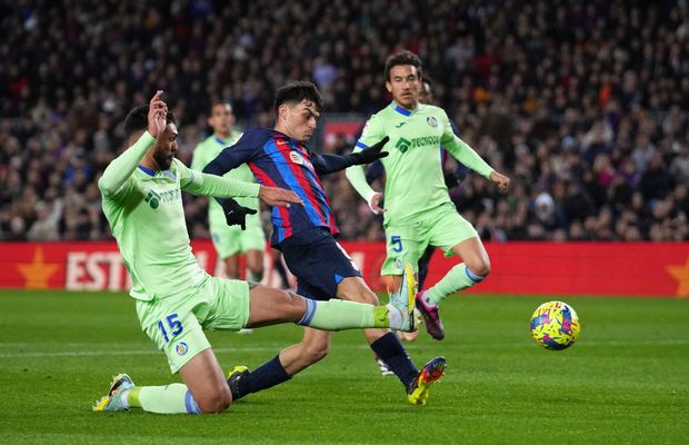 Barcelona - Getafe 1-0 » Pedri îi salvează pe catalani + Real Madrid a răspuns printr-o victorie pe terenul lui Bilbao