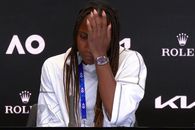 „Ești OK, poți continua?” » Momente tulburătoare cu Coco Gauff la conferința de după eliminare de la Australian Open 2023