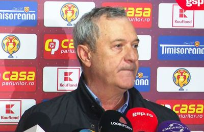 Mircea Rednic, dezamăgit de prestația jucătorilor săi: „Steaua n-a făcut un joc bun, nu m-a impresionat, a profitat doar de greșelile noastre”
