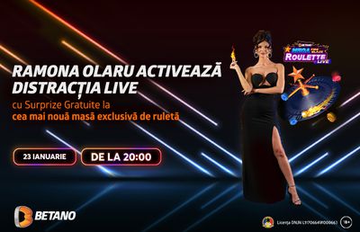 Ramona Olaru se întoarce în Betano Casino Live!