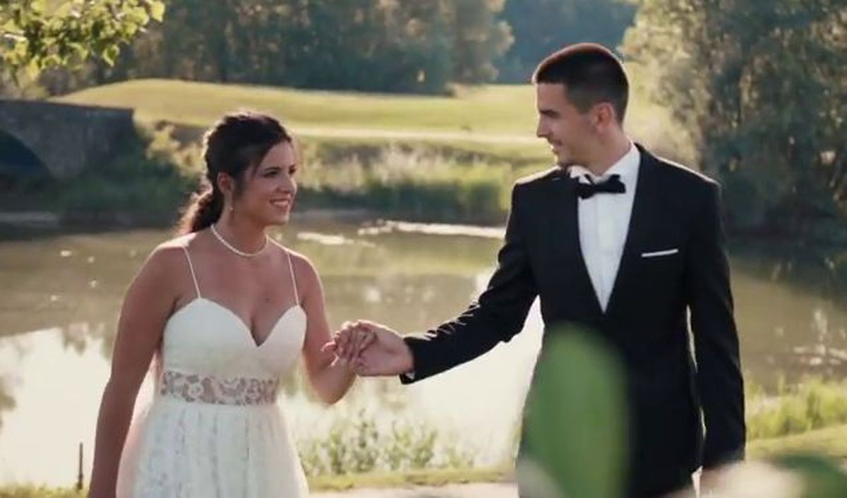 FOTO Domagoj Pavicic și soția lui, Zana