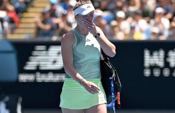 Elina Svitolina a ieșit în lacrimi de pe teren! S-a retras după doar trei game-uri în optimile Australian Open