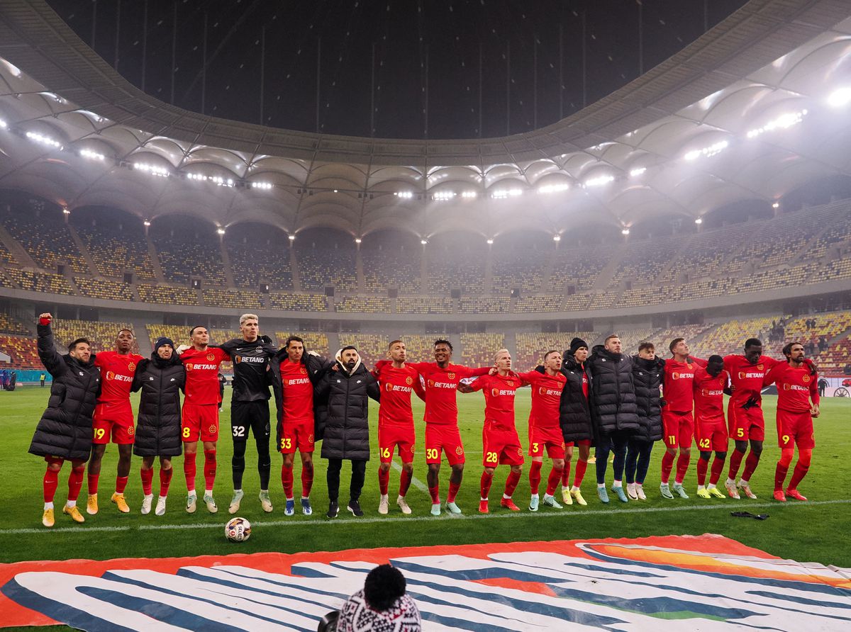Sărbătoare de lider! Imaginile surprinse de reporterii GSP, imediat după FCSB - UTA