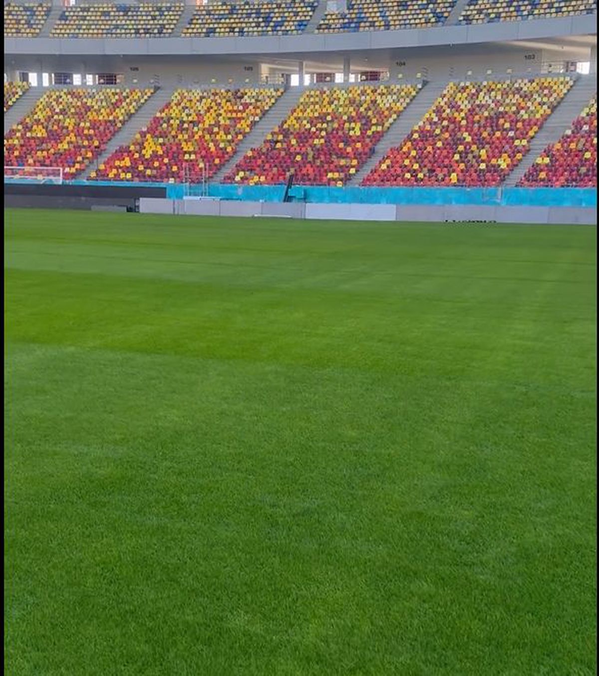 Cum arată gazonul de la Arena Națională
