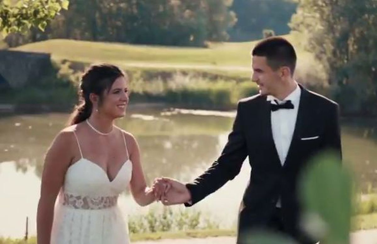 FOTO Domagoj Pavicic și soția lui, Zana