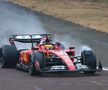 Lewis Hamilton, pentru prima dată la volanul unui Ferrari! Imagini spectaculoase: s-au urcat pe deal și au scos binoclurile pentru a urmări un debut istoric