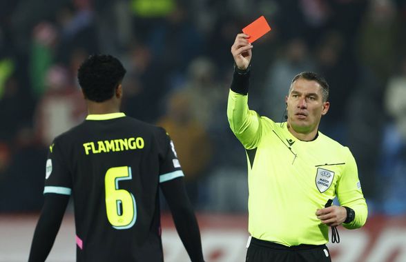 Critici pentru Istvan Kovacs, după meciul arbitrat aseară în Liga Campionilor: „Cred că nu se simțea bine”