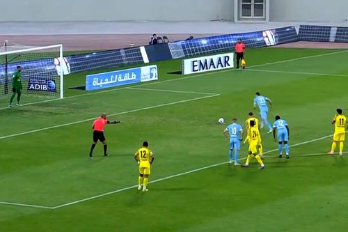 captură cu golul lui Andrei Burcă, foto: X