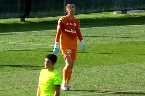 Otto Hindrich, în debutul la Legia Varșovia