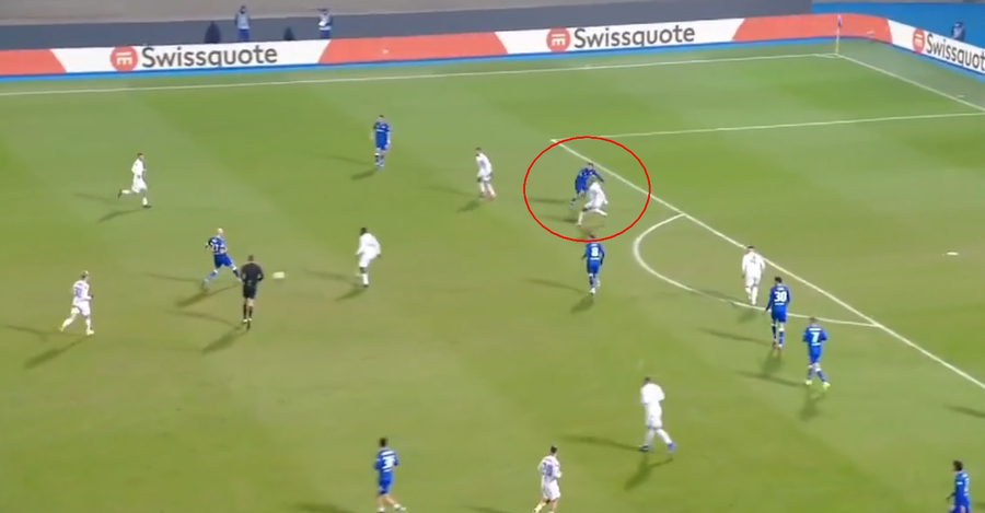 Siyabonga Ngezana „l-a uitat” pe Beljo în spatele său + distanțe mari între fundașii centrali Șah-mat la Zagreb » Erorile majore în defensiva celor de la FCSB au continuat și în repriza secundă