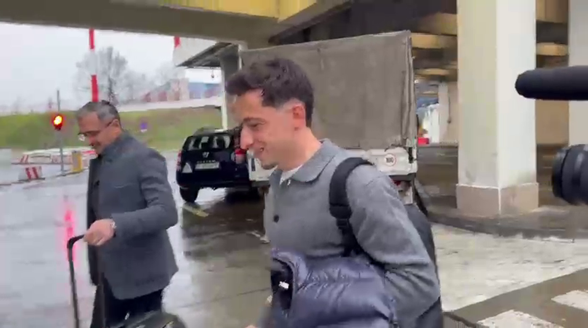 Olimpiu Moruțan - sosire Rapid