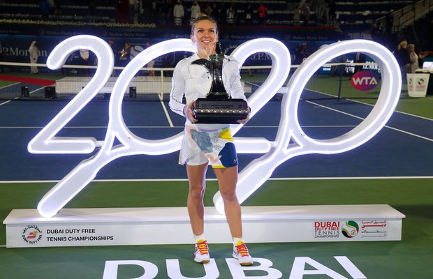 SIMONA HALEP CAMPIOANĂ LA DUBAI // Halep, surprinsă de coincidențele din jurul numărului 20: „Ah, e special!”