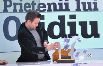 Show neașteptat în studioul GSP! Numerele de magie care l-au șocat pe Ovidiu Ioanițoaia. Robert Tudor, invitat la „Prietenii lui Ovidiu”, miercuri, ora 20:00