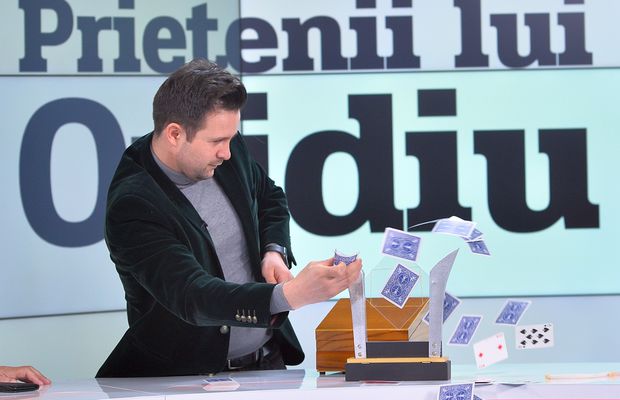 Show neașteptat în studioul GSP! Numerele de magie care l-au șocat pe Ovidiu Ioanițoaia. Robert Tudor, invitat la „Prietenii lui Ovidiu”, miercuri, ora 20:00