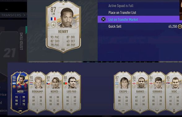 ICON Swaps revine cu noi carduri legendare în FIFA 21! Care e cea mai atractivă opțiune