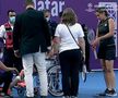 Ghinion pentru Jaqueline Cristian » Obligată să se retragă în turul II al turneului de la Doha, deși câștigase primul set! A ieșit de pe teren într-un scaun cu rotile