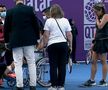 Jaqueline Cristian s-a accidentat în meciul cu Daria Kasatkina