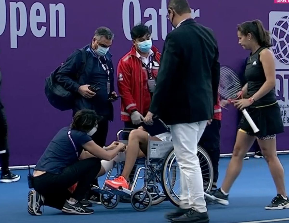 Jaqueline Cristian s-a accidentat în meciul cu Daria Kasatkina