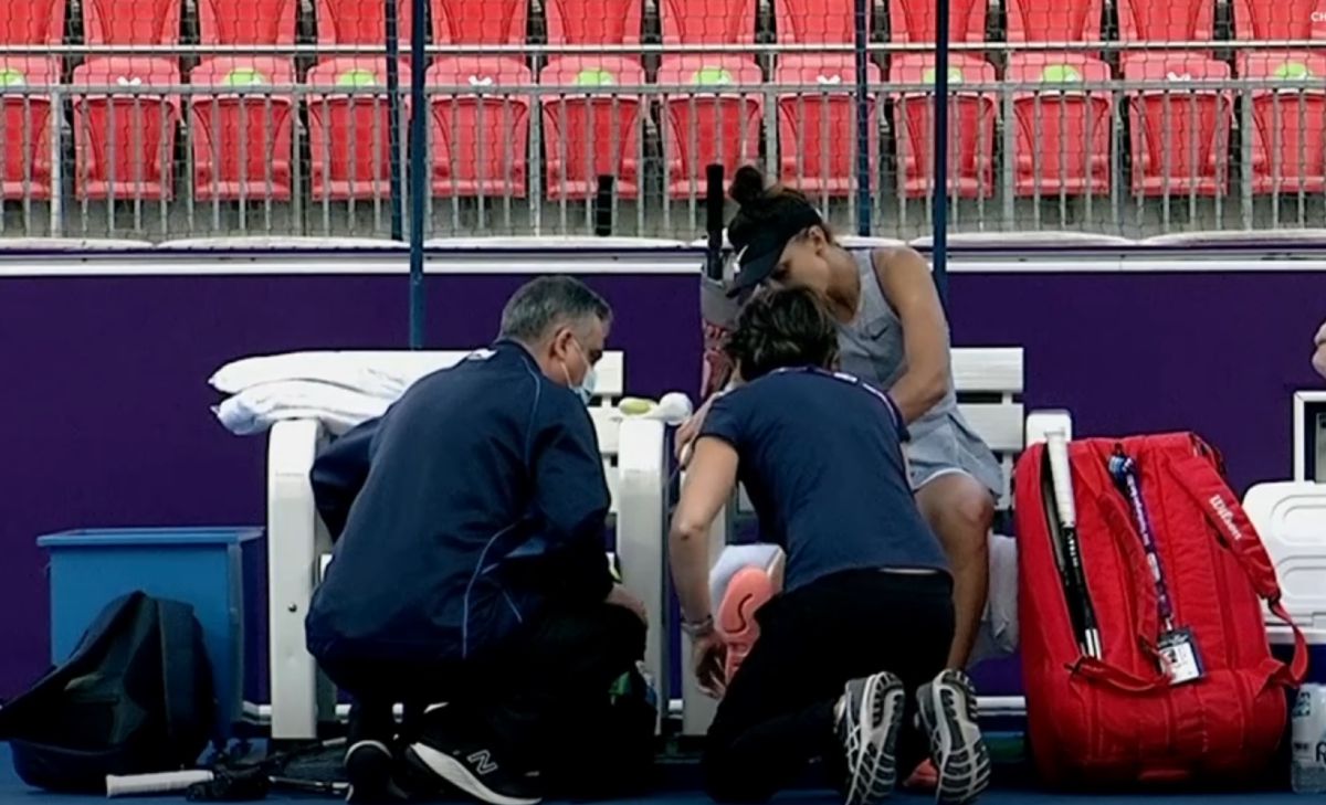 Jaqueline Cristian s-a accidentat în meciul cu Daria Kasatkina
