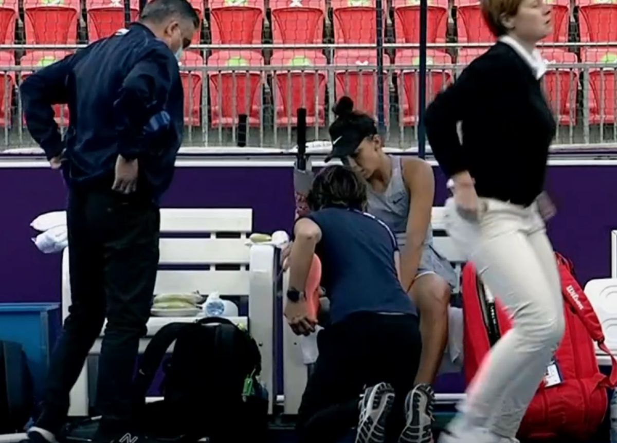 Jaqueline Cristian s-a accidentat în meciul cu Daria Kasatkina