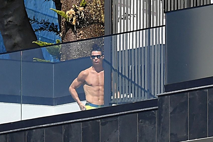 Cristiano Ronaldo, în casa lui din Madeira // FOTO: AFP