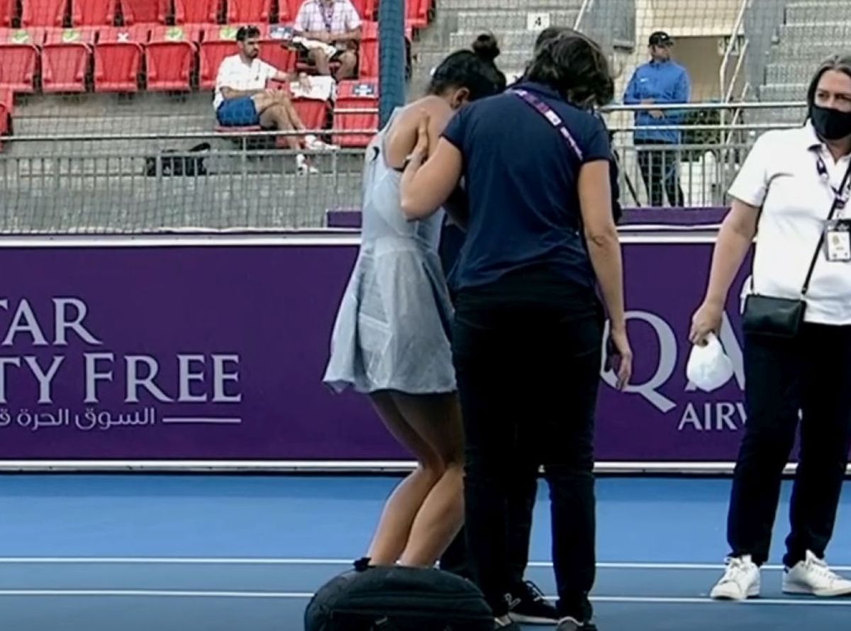 Jaqueline Cristian s-a accidentat în meciul cu Daria Kasatkina