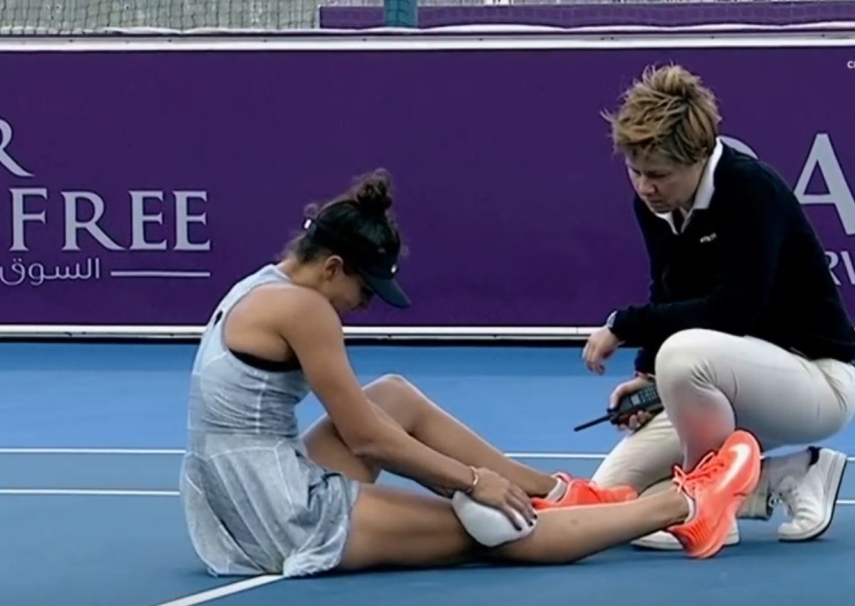 Jaqueline Cristian s-a accidentat în meciul cu Daria Kasatkina