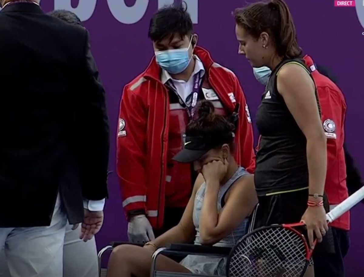 Jaqueline Cristian s-a accidentat în meciul cu Daria Kasatkina