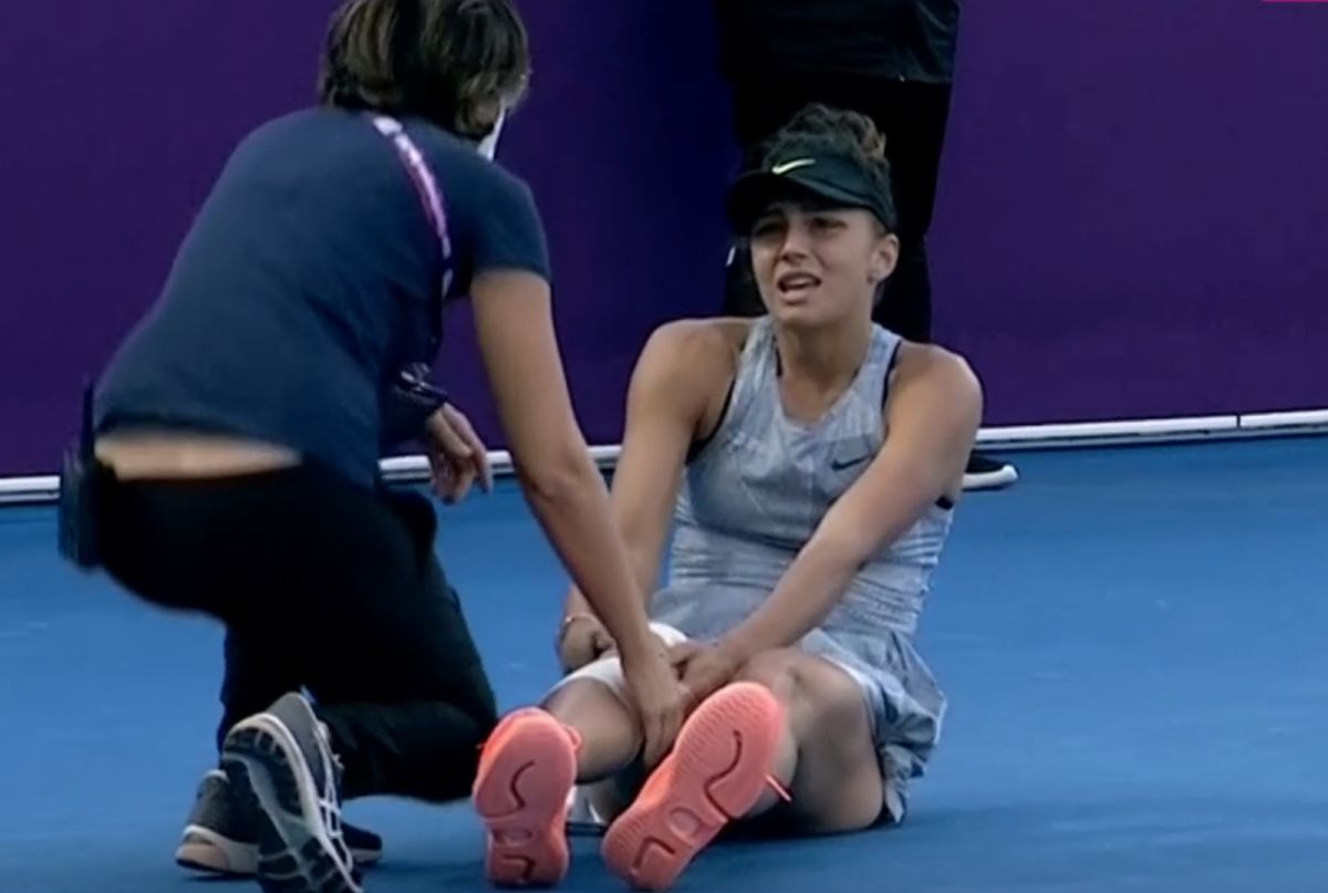 Jaqueline Cristian s-a accidentat în meciul cu Daria Kasatkina